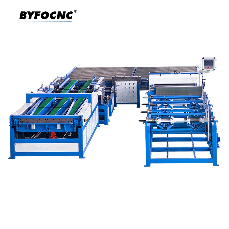 Auto Fabrication Making Machine for HVAC Duct Equipment U Shape Duct Production Line 5